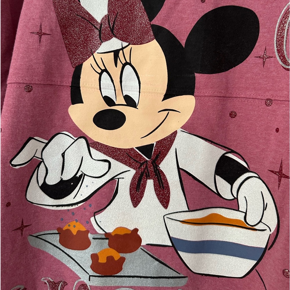 Disney Parks Chef Minnie Queen of Cuisine Food & Wine Fest Spirit Jersey SZ S - Picture 6 of 7